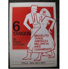 ESPEDES Miguel 6 Tangos Piano 1978