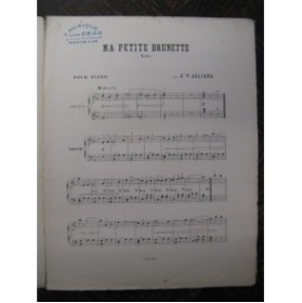 JULIANO Ate. P. Ma Petite Brunette Piano XIXe
