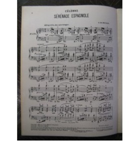 ALBENIZ I. Célèbre Serenata Espanola Piano 1929