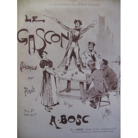 BOSC Auguste Gascon Burret Piano 1895