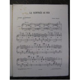 GILLET Ernest La Rentrée au Nid Piano 1897