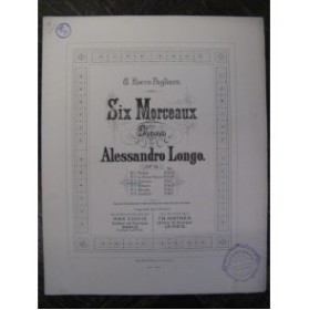 LONGO Alessandro Scherzino Piano XIXe