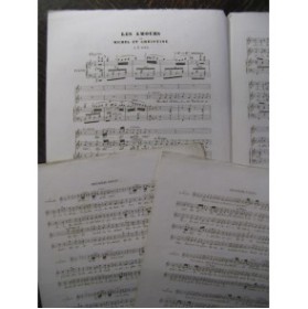 PUGET L. Les Amours de Michel et Christine Chant Piano ca1840