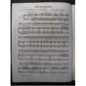 LOÜEL Hippolyte Près d'un Berceau Chant Piano ca1850