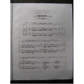 LOUIS N. 2e Fantaisie Violon Piano ca1865
