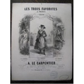 LE CARPENTIER Adolphe Carabine Piano 1850