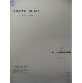 HÉBRARD P. J. Conte Bleu Piano 1926