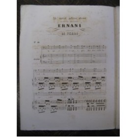 VERDI Giuseppe Ernani No 11 Duettino Chant Piano XIXe