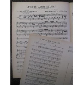 CHRISTIANI BRILLANT J'suis Amoureuse Chant Piano 1907