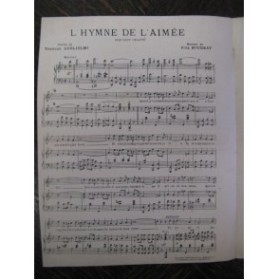 BOUDRAY Félix Hymne de l'Aimée Chant Piano