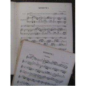 WEBER Sonaten Violon Piano