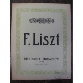 LISZT Franz Rhapsodie Hongroise No 12 Piano