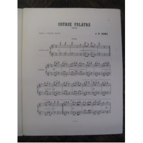 SOMA J. B. Course Folâtre Piano 4 mains XIXe