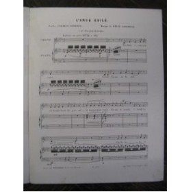 GODEFROID Félix L'Ange Exilé Chant Piano ca1855