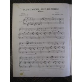 GUSTAVE de Suède Plus d'Amour Chant Piano 1870