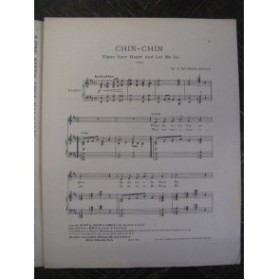 SEYMOUR BROWN A. Chin-Chin Chant Piano 1915