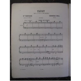 BULL Georges Faust Gounod Piano 4 mains ca1885