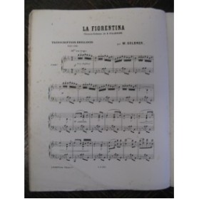GOLDNER W. La Fiorentina Piano 1877
