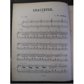 CARMAN Marius Gracieuse Piano XIXe