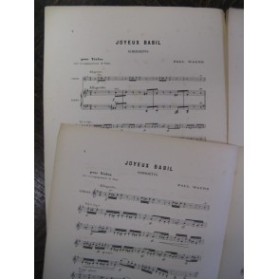WACHS Paul Joyeux Babil Violon Piano 1892