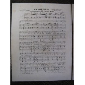 PUGET Loïsa La Quêteuse Chant Piano 1847
