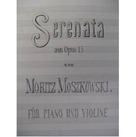 MOSZKOWSKI M. Serenata Violon Piano