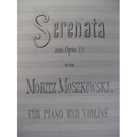 MOSZKOWSKI M. Serenata Violon Piano