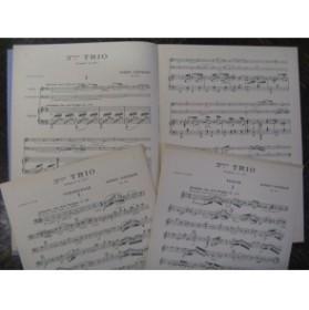 SCHUMANN Robert Trio No 3 Piano Violon Violoncelle
