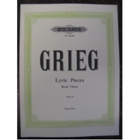 GRIEG Edvard Lyric Pieces Piano