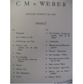 WEBER Pièces pour Piano ca1920