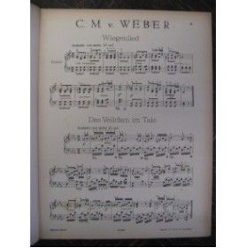 WEBER Pièces pour Piano ca1920