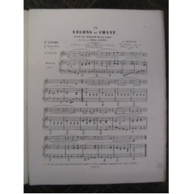 CONCONE J. 25 Leçons Chant Piano XIXe