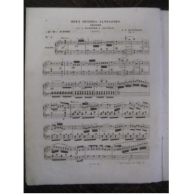 BATTMANN J. L. Fantaisie Piano XIXe