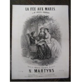 MARTYNS N. La Fée aux Maris Chant Piano 1857