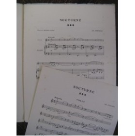 STEIGER Ch. Nocturne Violon Piano 1908