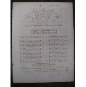AUBER D. F. E. La Fiancée No 1 Ballade 1828