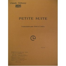 DEBUSSY Claude Petite Suite Piano 1950