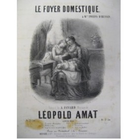AMAT Léopold Le Foyer Domestique Chant Piano ca1855