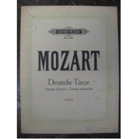 MOZART W. A. Deutsche Tänze Piano