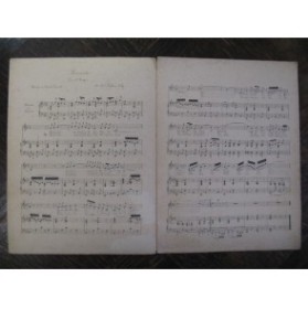 GOUNOD Charles Sérénade V. Hugo Chant Piano Manuscrit XIXe