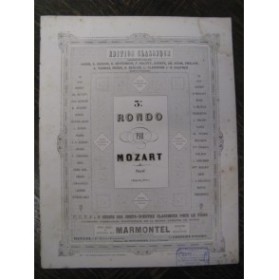 MOZART W. A. Rondo No 3 Piano 1868