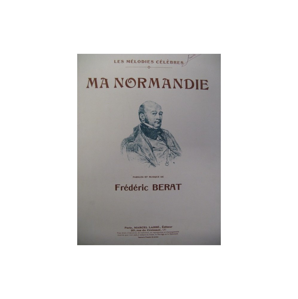 BERAT Frédéric Ma Normandie Chant Piano