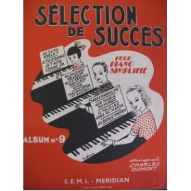 Selection de Succès pour Piano 1956