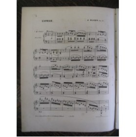 HAYDN Joseph Caprice op 57 Piano 1855