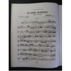 REMUSAT J. Les Vêpres siciliennes Flute ca1865