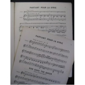 DE VILBAC Airs Populaires Violon Piano 1886
