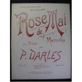 DARLES P. Rose de Mai Piano