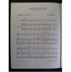 GOURDON L. Révélation Chant Piano 1910