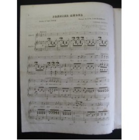 D'ARCHAMBEAU J. M. Premier Amour Chant Piano 1855