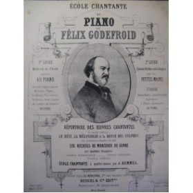 GODEFROID Félix Prière des Bardes Piano ca1860